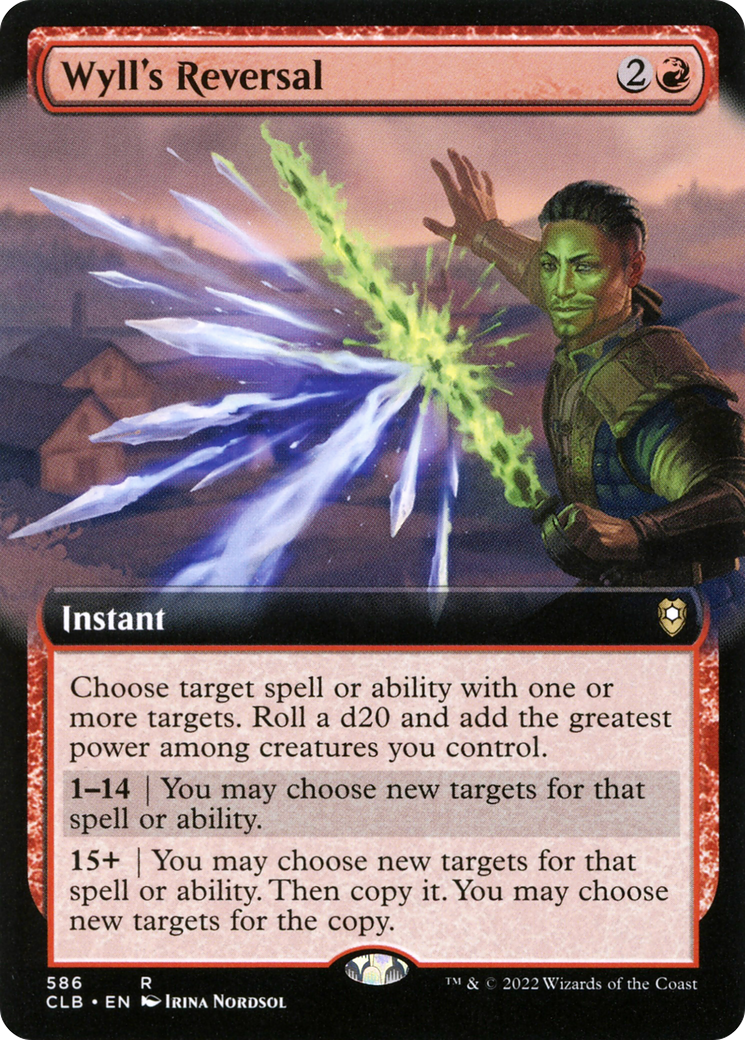 Wyll's Reversal (Extended Art) (586) Foil - Commander Legends: Battle for Baldur's Gate