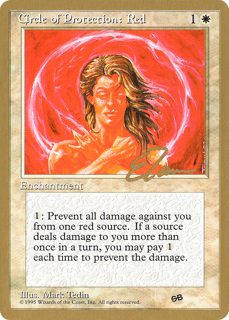 Circle of Protection: Red (et17sb) - Pro Tour Collector Set
