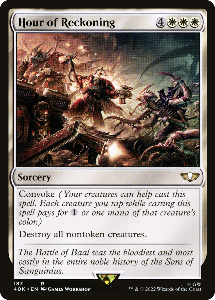 Hour of Reckoning (187) - Warhammer 40,000 Commander