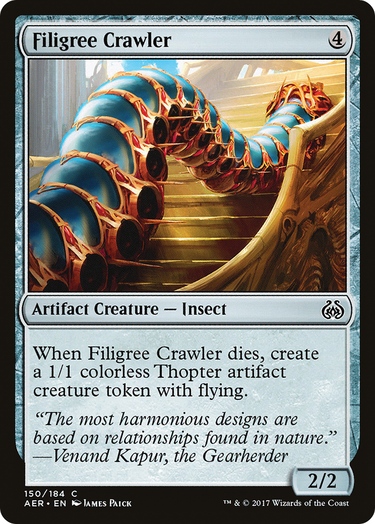 Filigree Crawler (150) Foil - Aether Revolt
