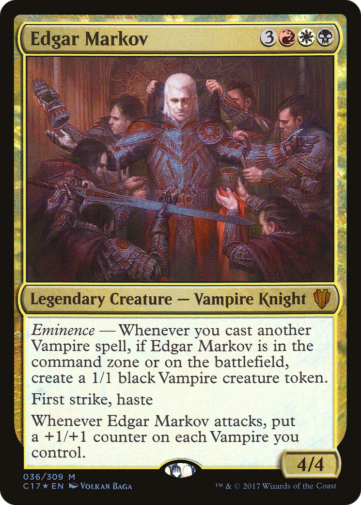 Edgar Markov (036) Foil - Commander 2017