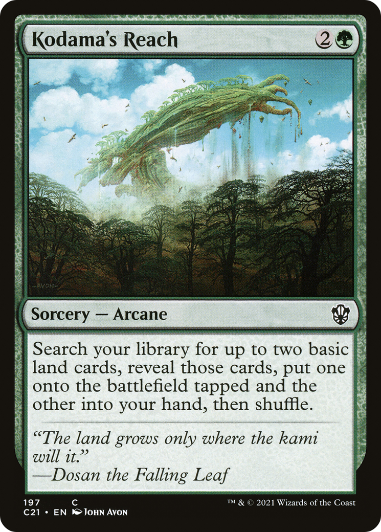 Kodama's Reach (197) - Commander 2021