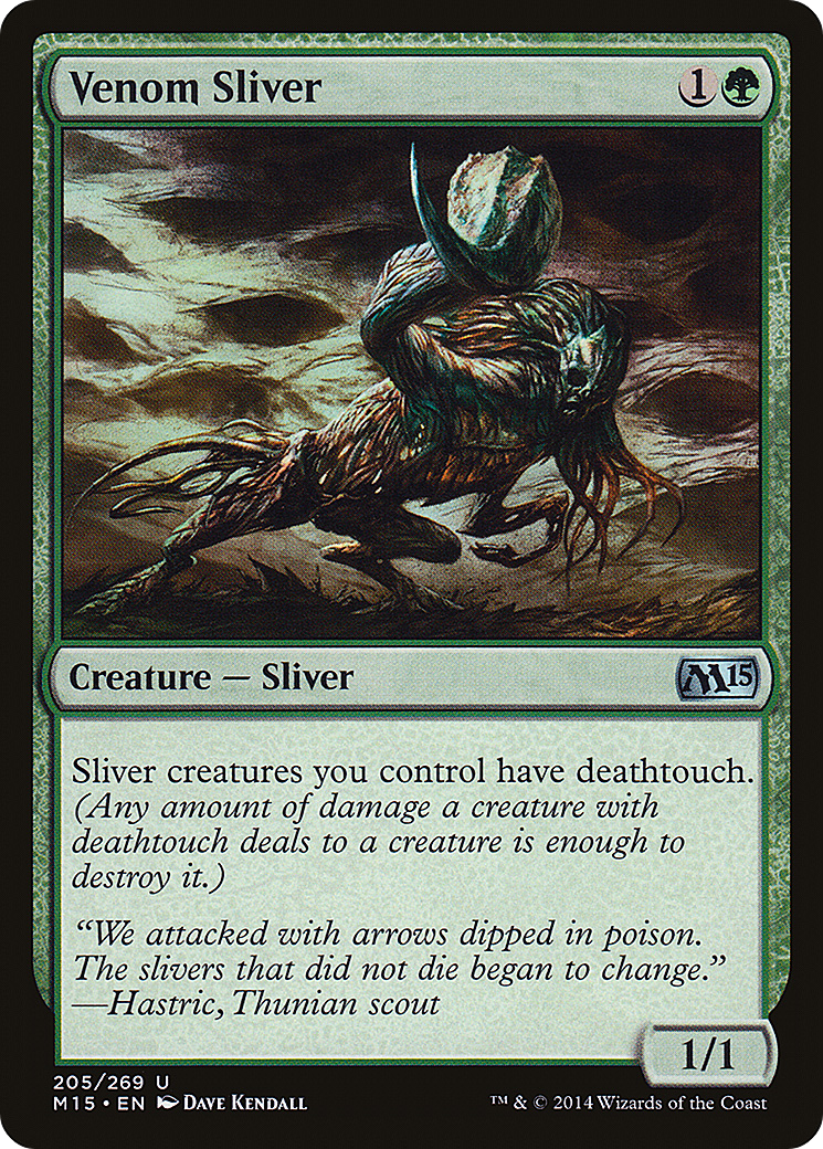 Venom Sliver (205) - Magic 2015