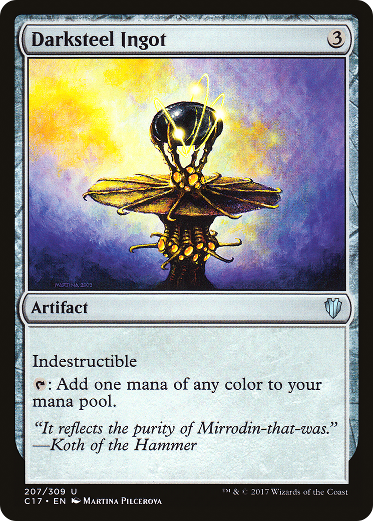 Darksteel Ingot (207) - Commander 2017