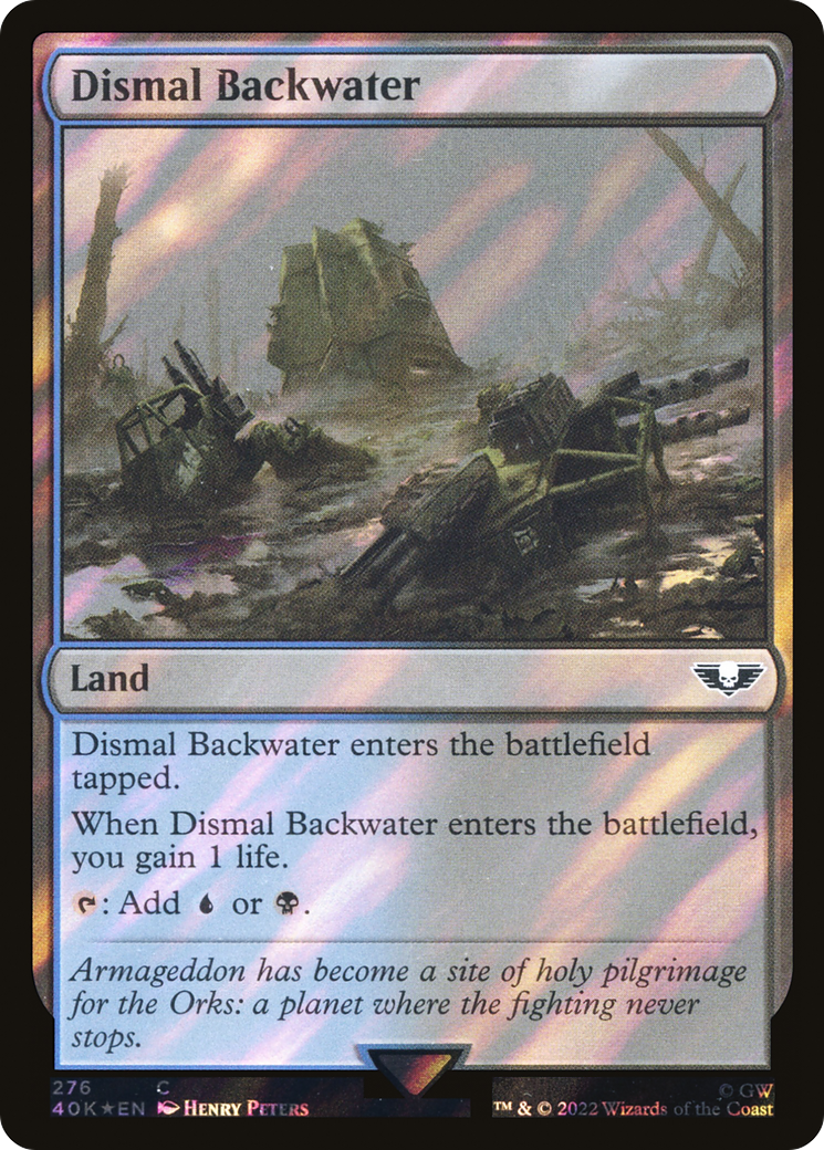 Dismal Backwater (276) Surge Foil - Warhammer 40,000 Commander