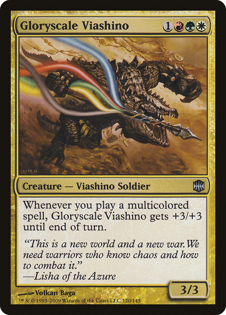 Gloryscale Viashino (120) Foil - Alara Reborn