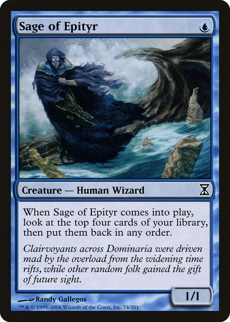 Sage of Epityr (074) - Time Spiral