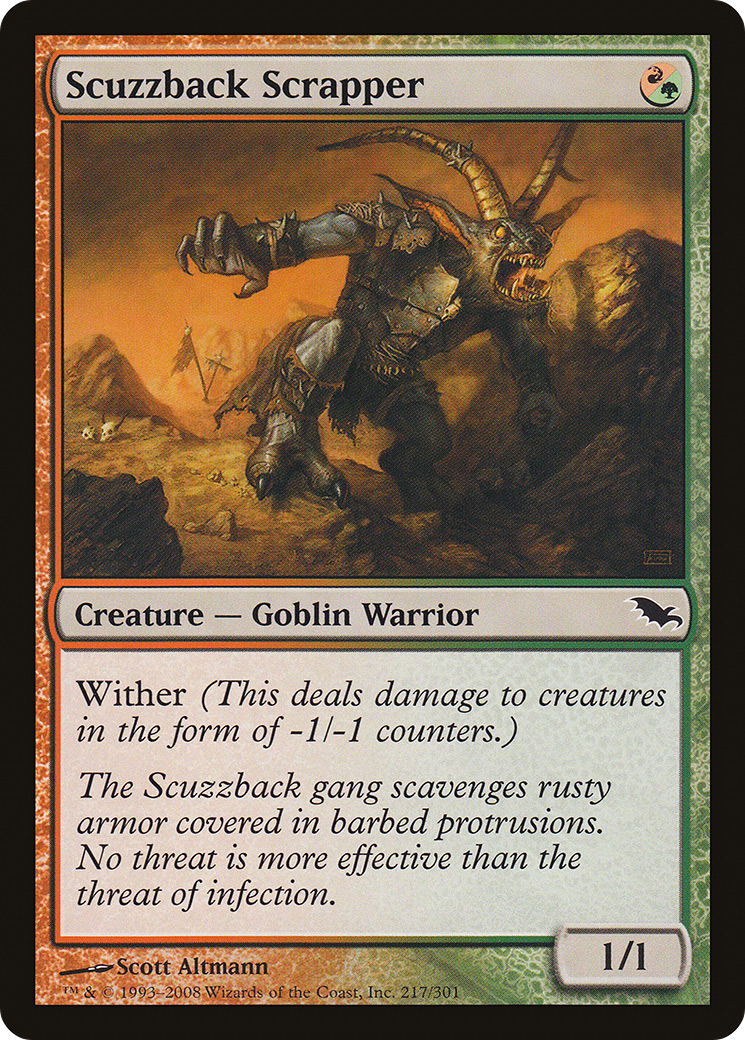 Scuzzback Scrapper (217) - Shadowmoor