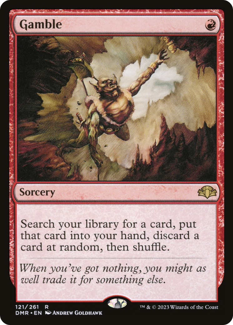 Gamble (121) Foil - Dominaria Remastered