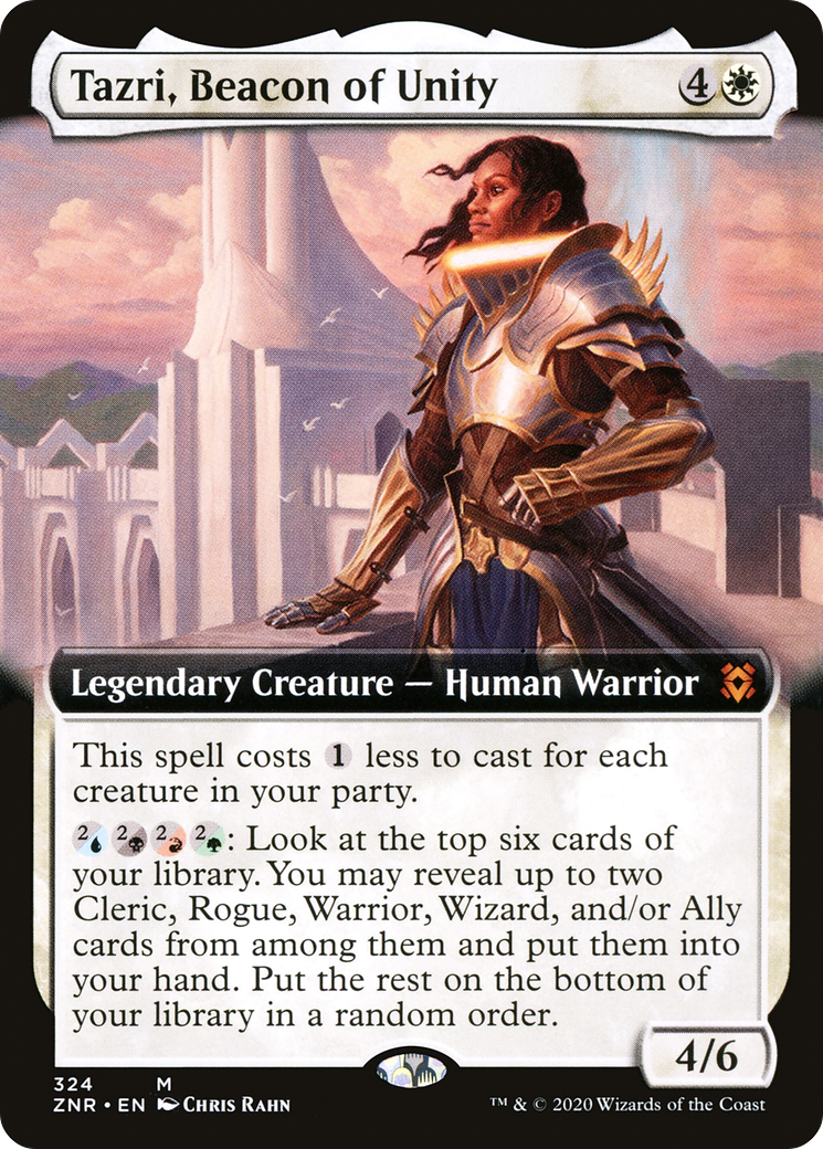 Tazri, Beacon of Unity (Extended Art) (324) - Zendikar Rising