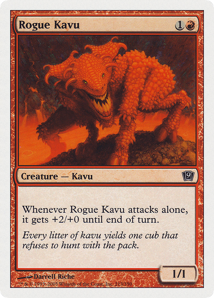 Rogue Kavu (213) - Ninth Edition