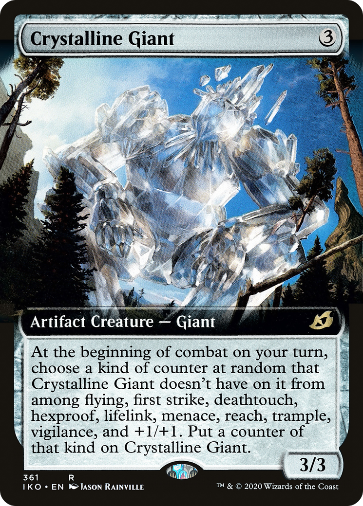 Crystalline Giant (Extended Art) (361) Foil - Ikoria: Lair of Behemoths
