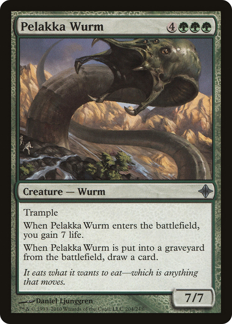Pelakka Wurm (204) - Rise of the Eldrazi