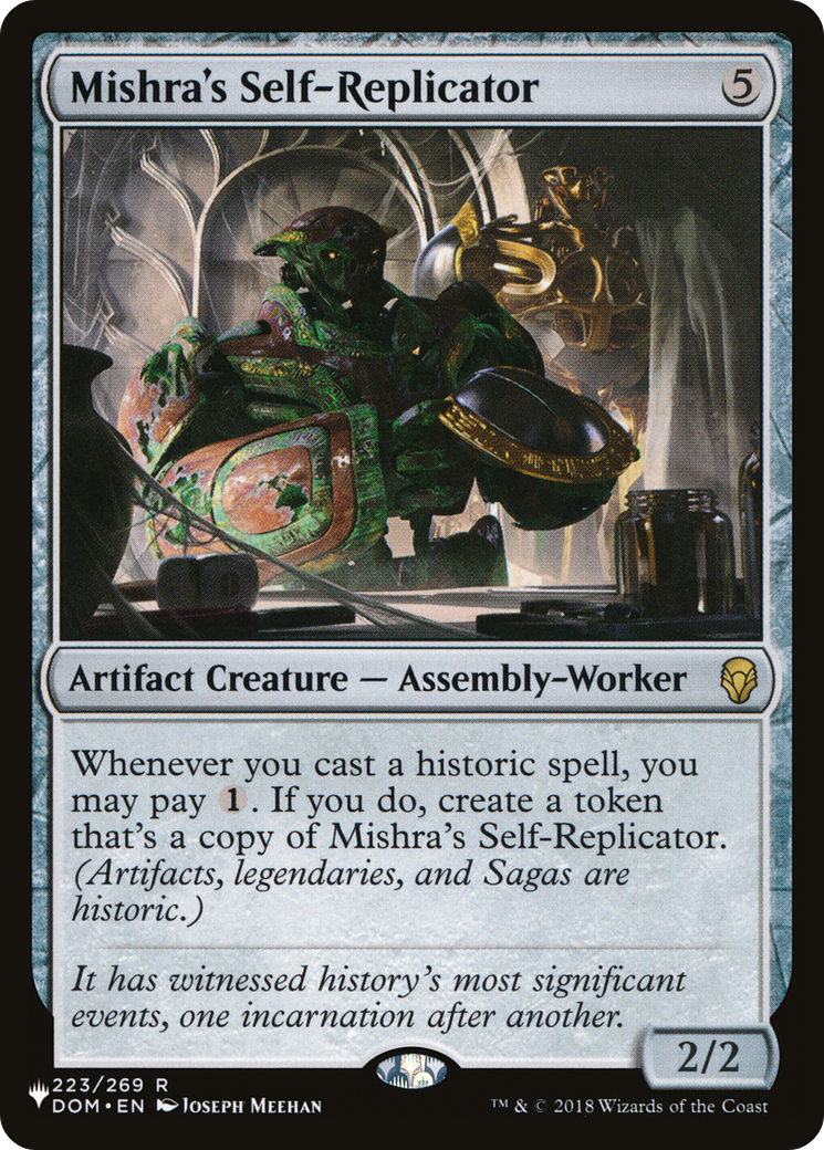 Mishra's Self-Replicator (DOM-223) - The List