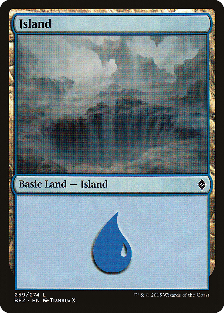 Island (259a) - Battle for Zendikar