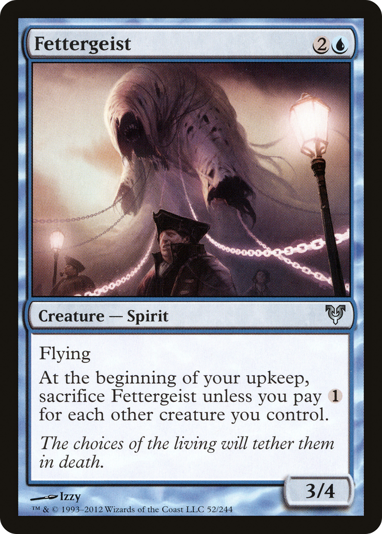 Fettergeist (052) Foil - Avacyn Restored