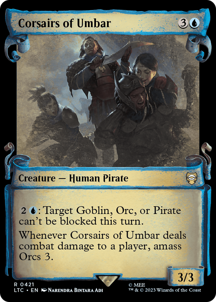 Corsairs of Umbar (Showcase) (421) Foil - Tales of Middle-earth Commander