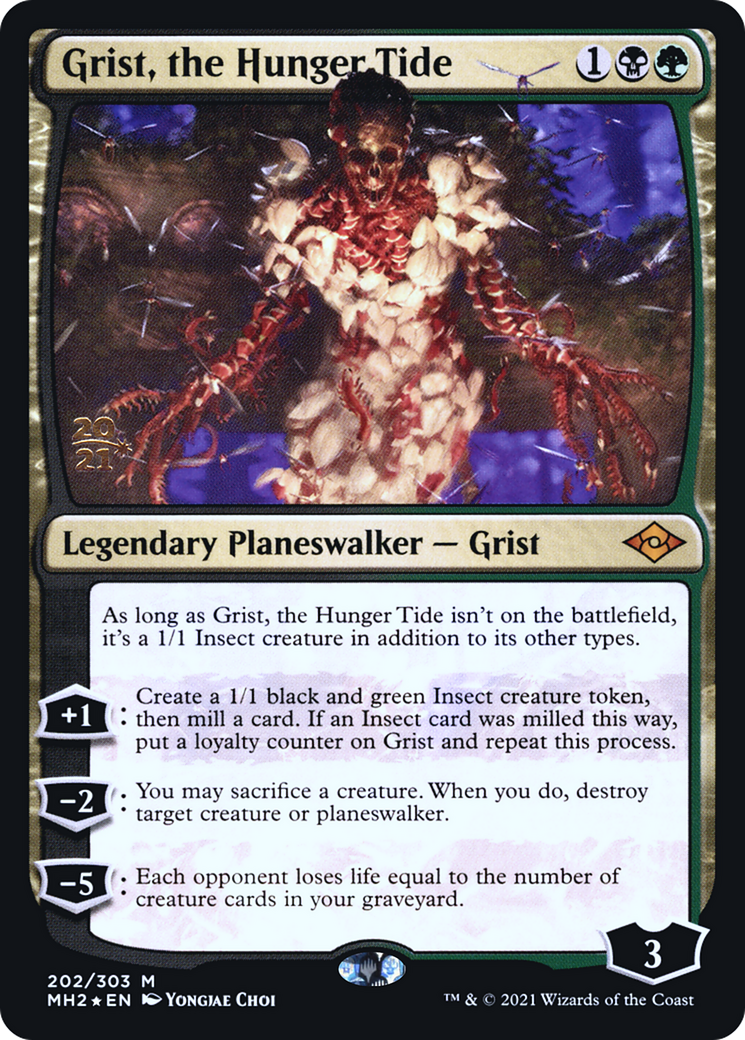 Grist, the Hunger Tide (202s) Foil - Modern Horizons 2 Promos