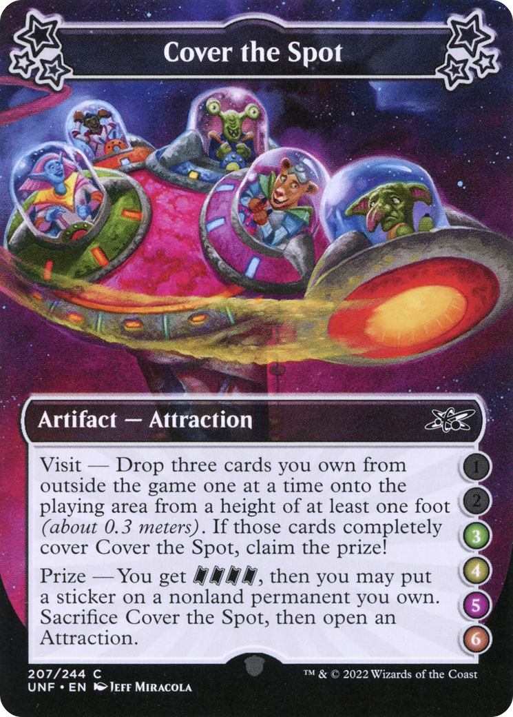 Cover the Spot (207d) Foil - Unfinity