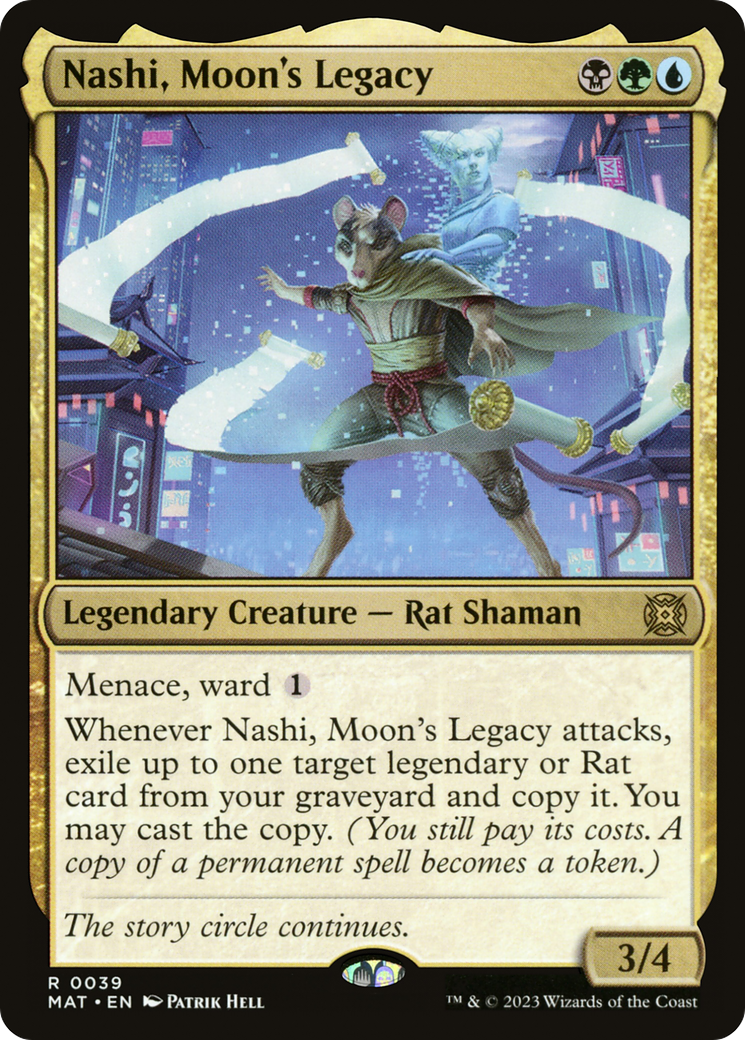 Nashi, Moon's Legacy (039) Foil - March of the Machine: The Aftermath