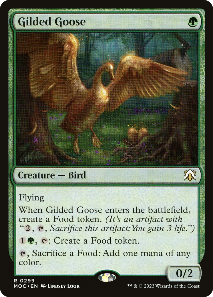 Gilded Goose (299) - March of the Machine Commander