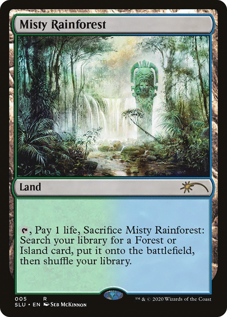 Misty Rainforest (005) - Secret Lair: Ultimate Edition