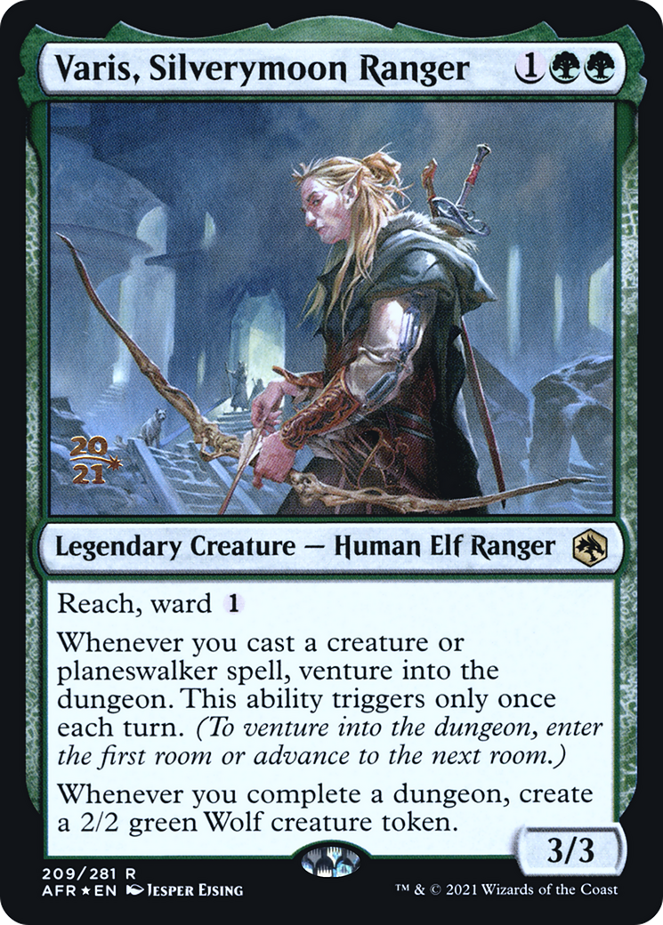 Varis, Silverymoon Ranger (209s) Foil - Adventures in the Forgotten Realms Promos