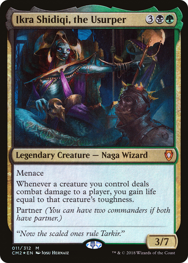 Ikra Shidiqi, the Usurper (011) Foil - Commander Anthology Volume II