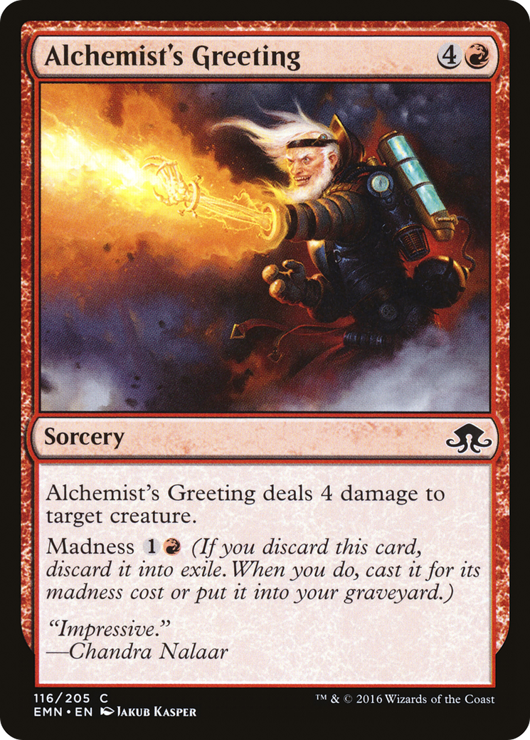 Alchemist's Greeting (116) Foil - Eldritch Moon