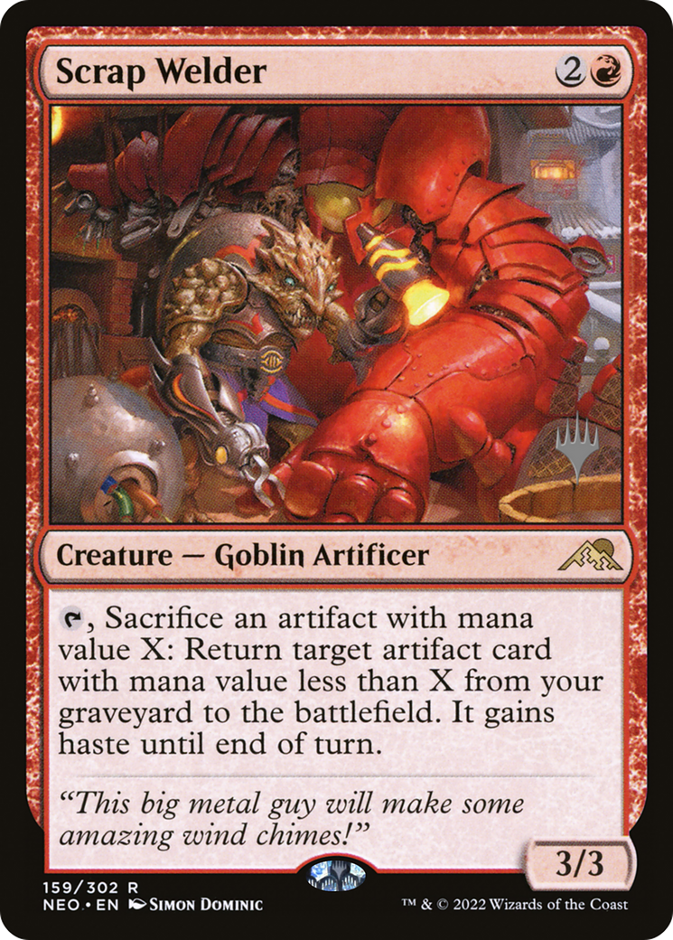 Scrap Welder (159) Foil - Kamigawa: Neon Dynasty Promos