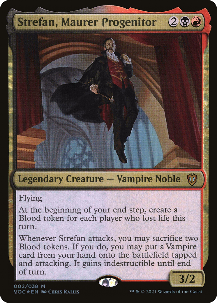 Strefan, Maurer Progenitor (002) Foil - Crimson Vow Commander