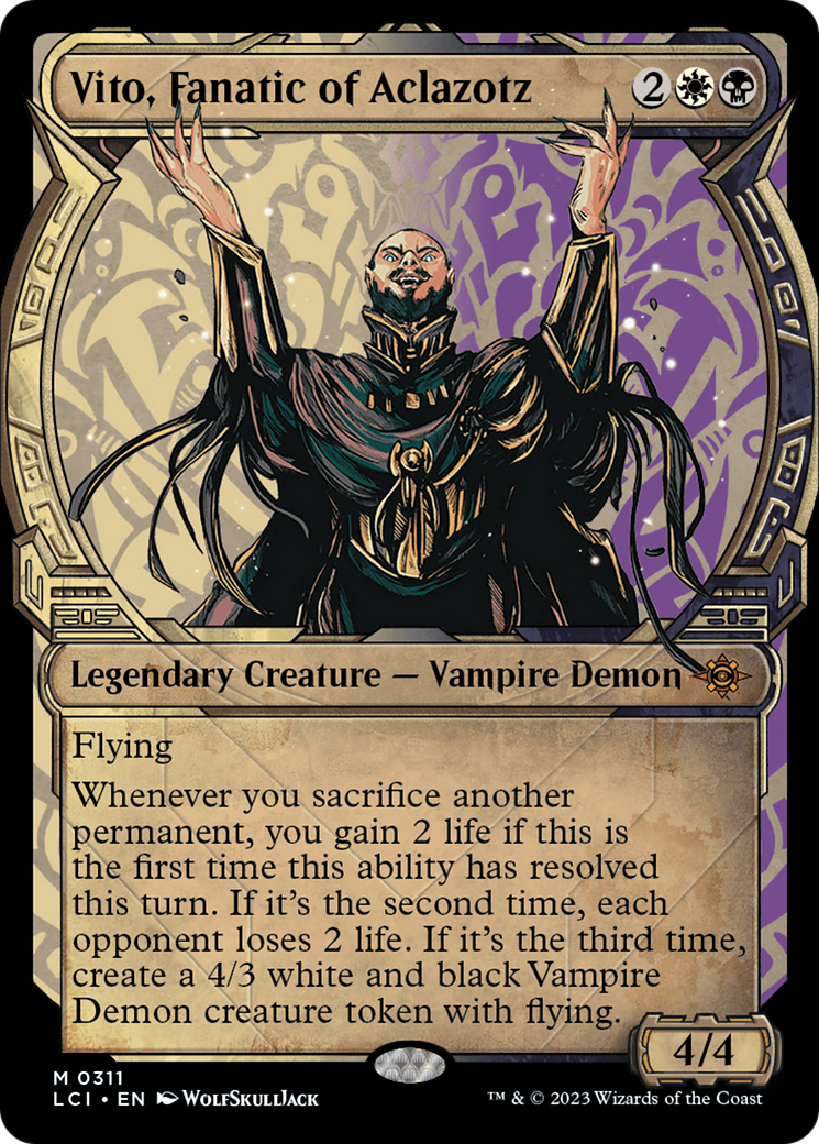 Vito, Fanatic of Aclazotz (Showcase) (311) - The Lost Caverns of Ixalan