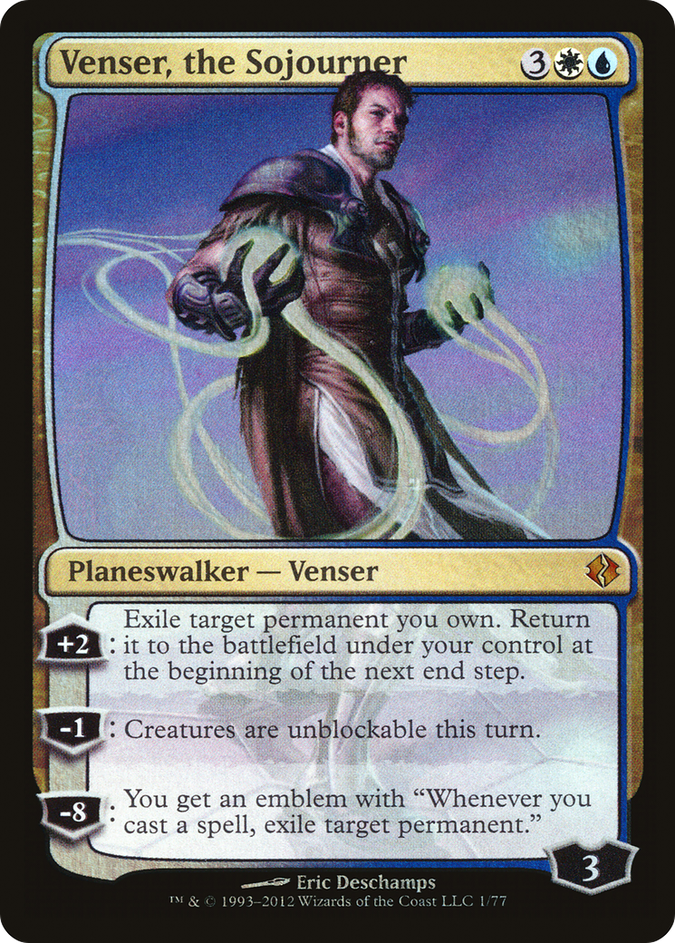 Venser, the Sojourner (001) Foil - Duel Decks: Venser vs. Koth
