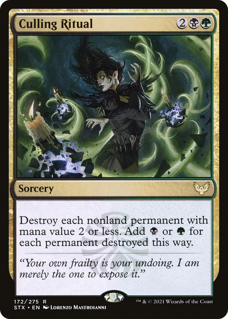Culling Ritual (172) Foil - Strixhaven: School of Mages