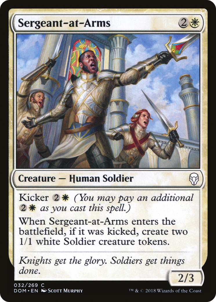 Sergeant-at-Arms (032) Foil - Dominaria