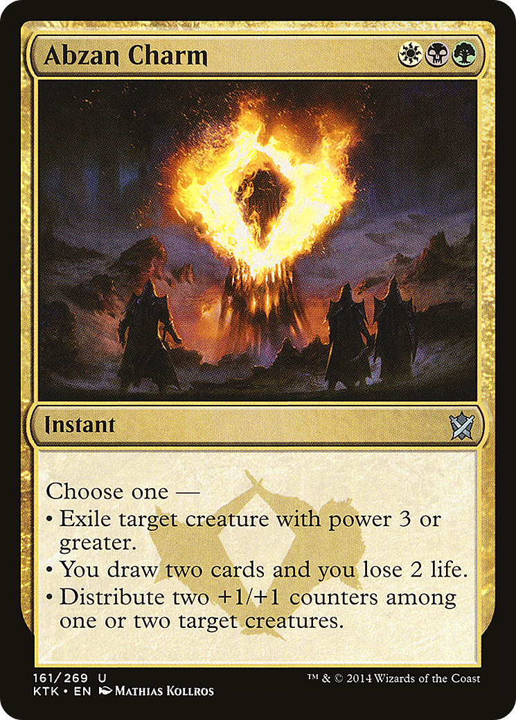 Abzan Charm (161) - Khans of Tarkir