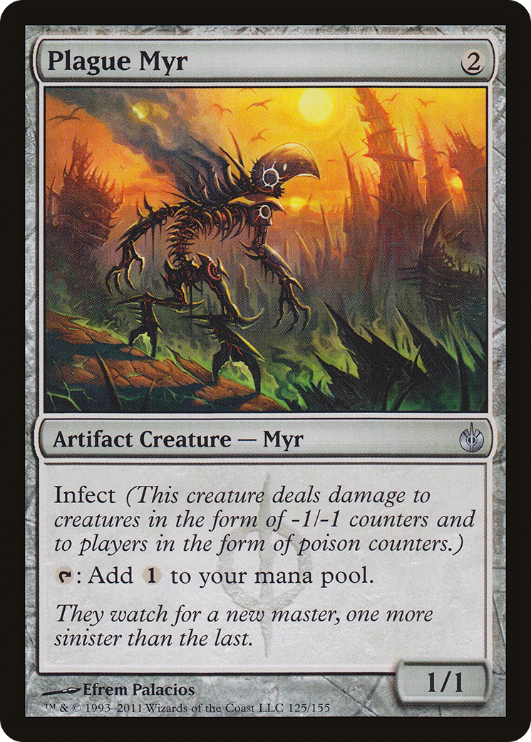 Plague Myr (125) - Mirrodin Besieged