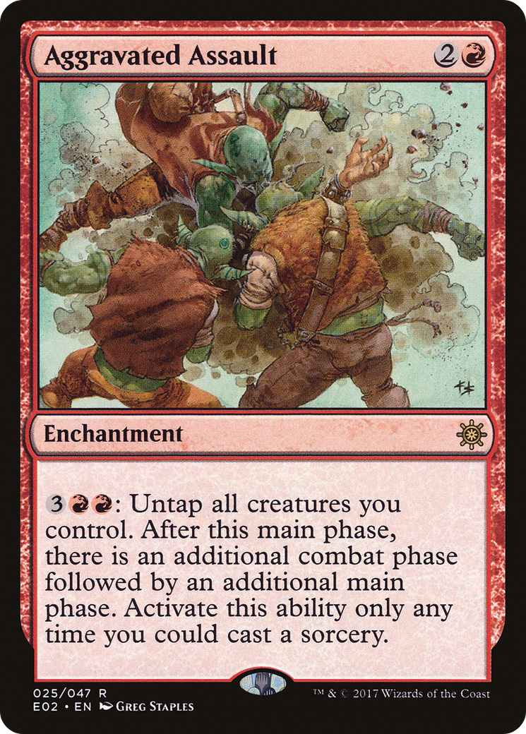 Aggravated Assault (025) - Explorers of Ixalan