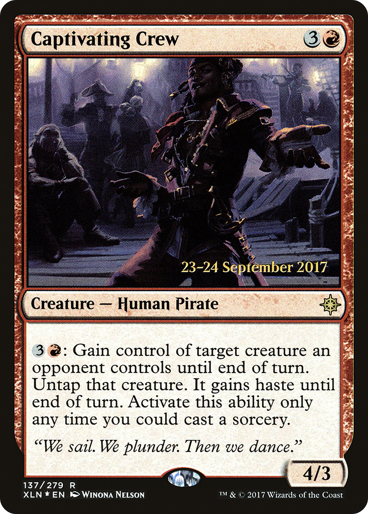 Captivating Crew (137s) Foil - Ixalan Promos