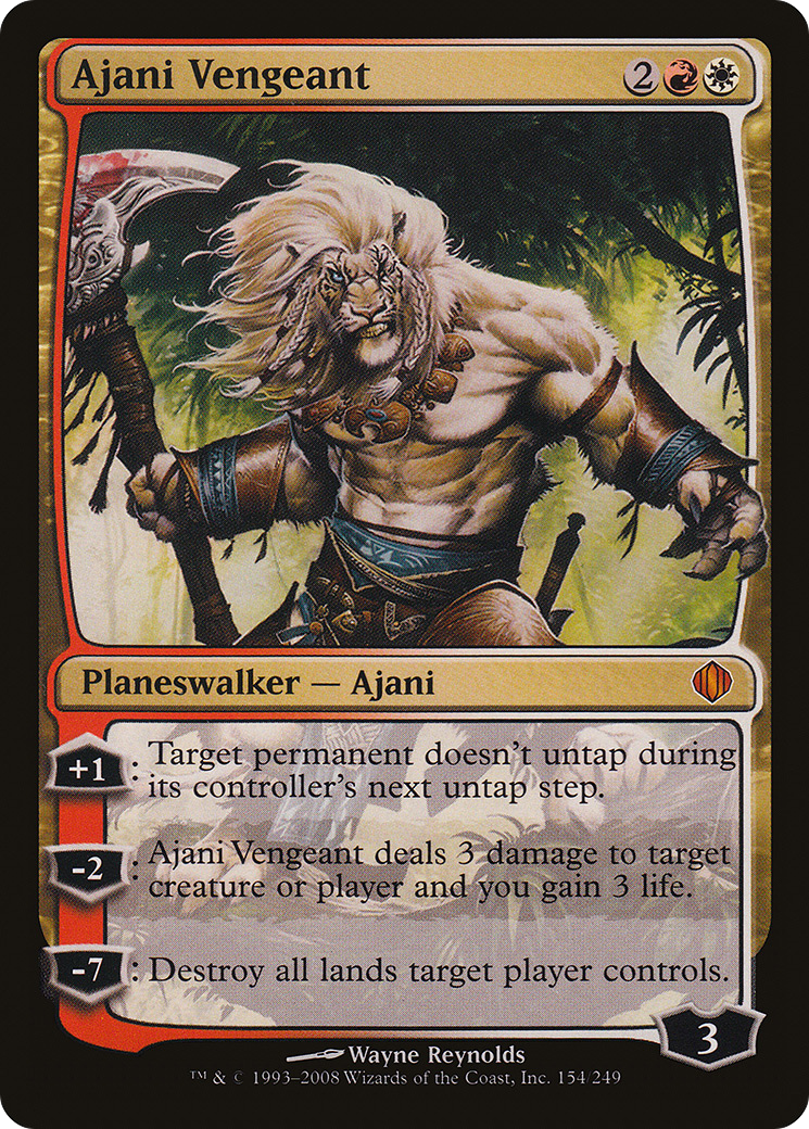 Ajani Vengeant (154) Foil - Shards of Alara