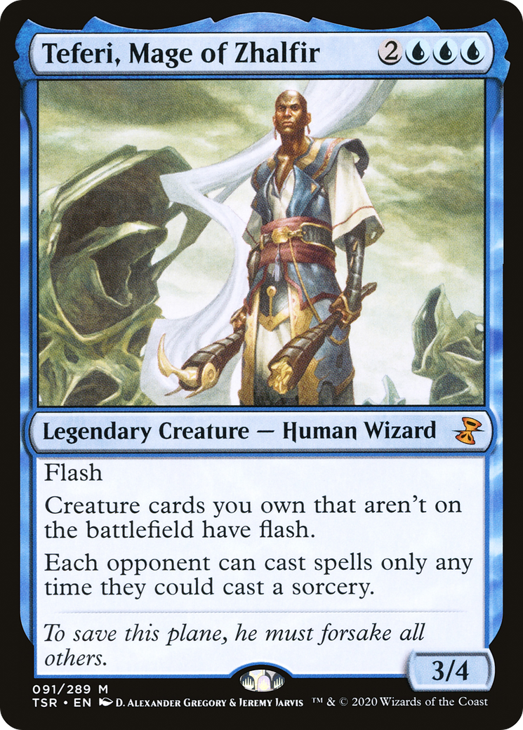 Teferi, Mage of Zhalfir (091) - Time Spiral Remastered