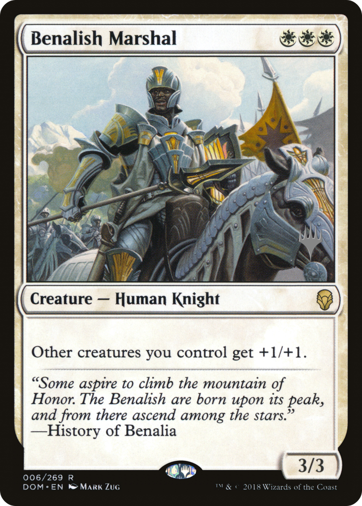 Benalish Marshal (06p) Foil - Dominaria Promos