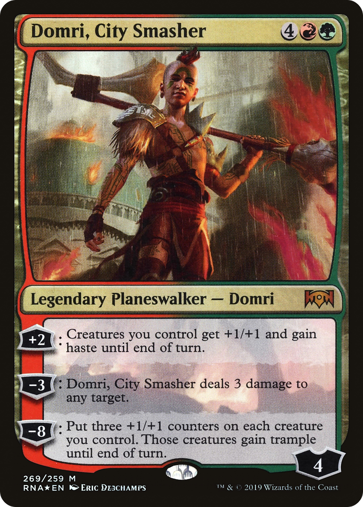 Domri, City Smasher (269) Foil - Ravnica Allegiance