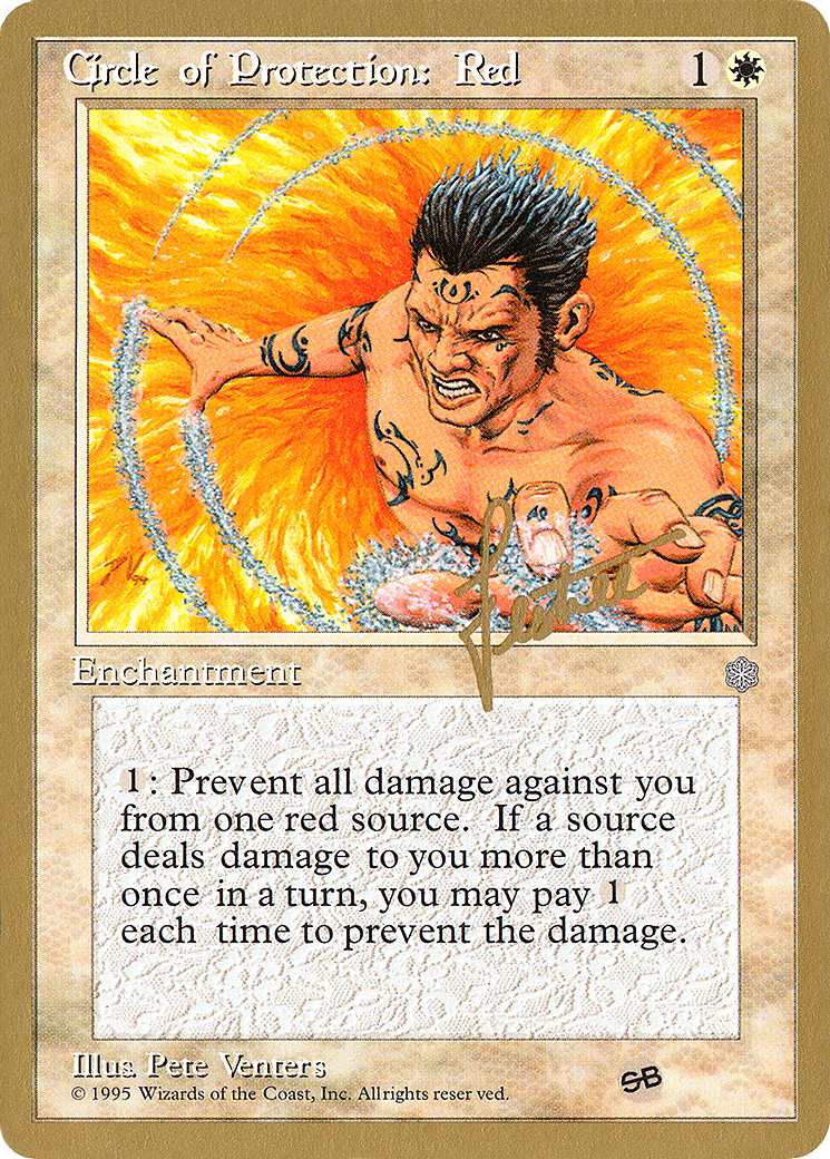 Circle of Protection: Red (bl15sb) - Pro Tour Collector Set