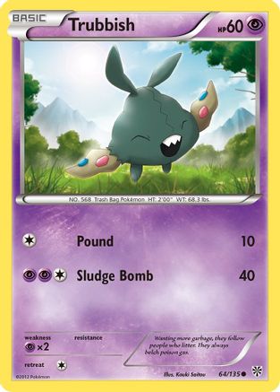 Trubbish (64) Reverse Holofoil - Plasma Storm