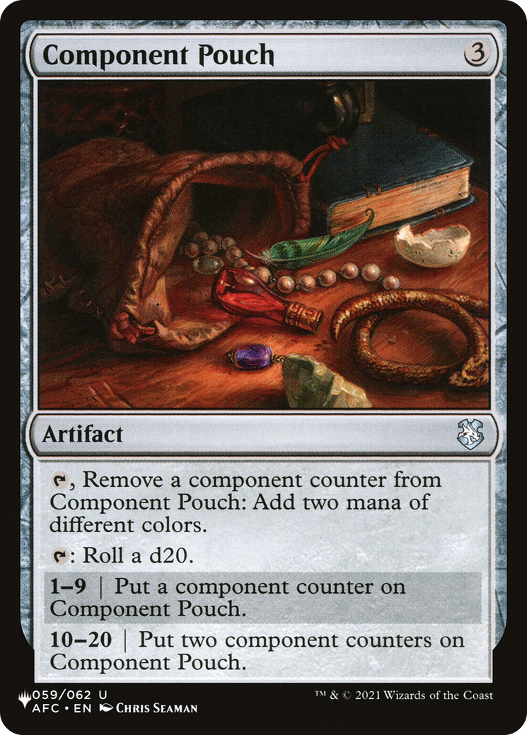 Component Pouch (AFC-59) - The List