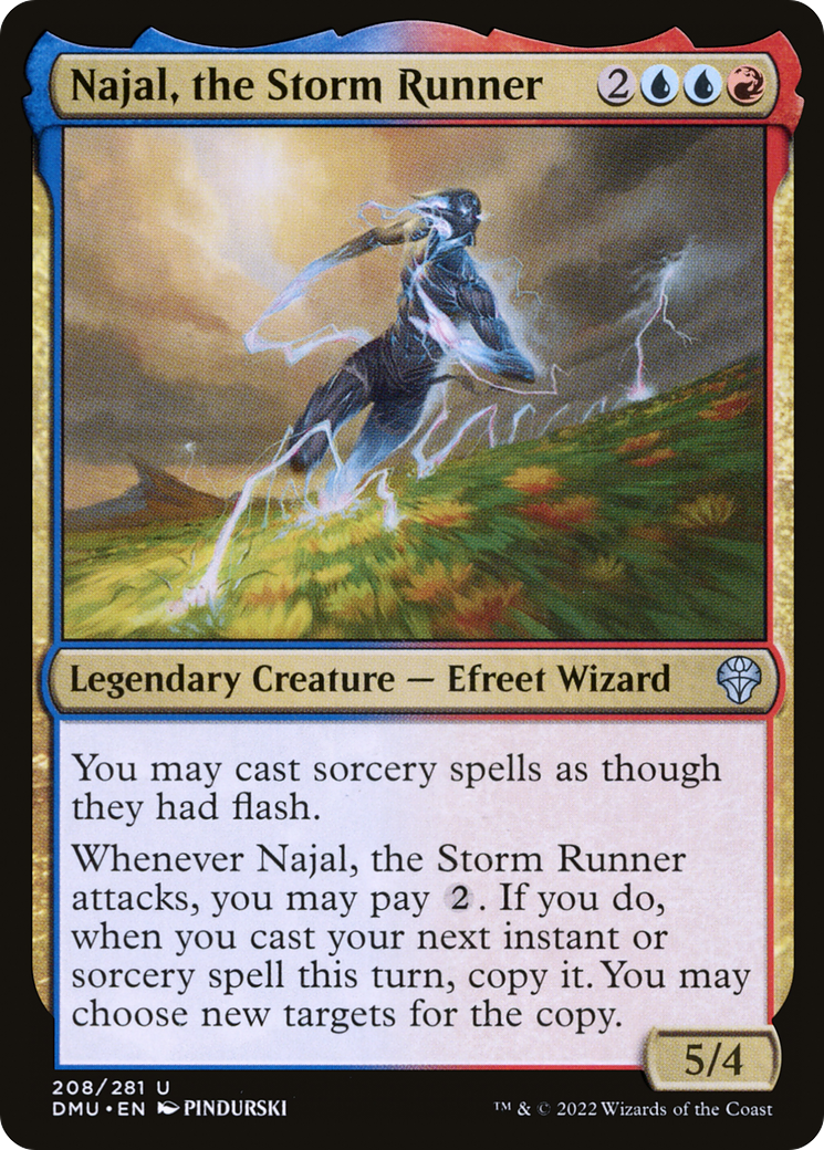 Najal, the Storm Runner (208) - Dominaria United