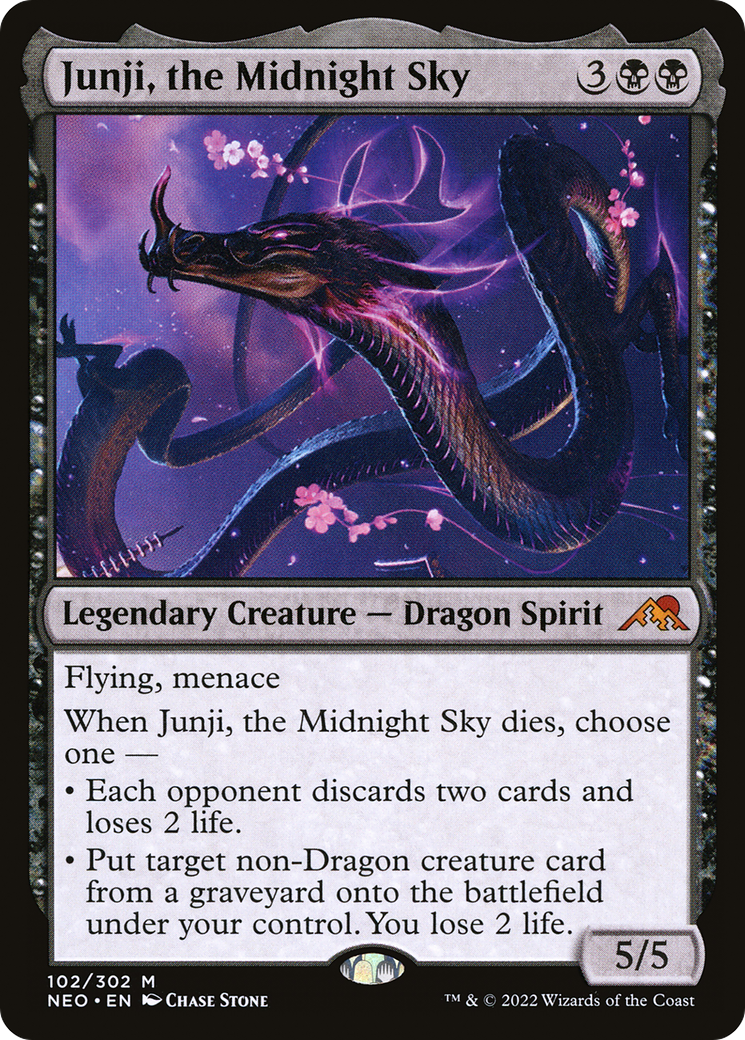 Junji, the Midnight Sky (102) - Kamigawa: Neon Dynasty