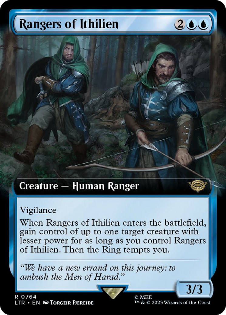 Rangers of Ithilien (Extended Art) (Surge Foil) (Extended Art) (764) Foil - The Lord of the Rings: Tales of Middle-earth