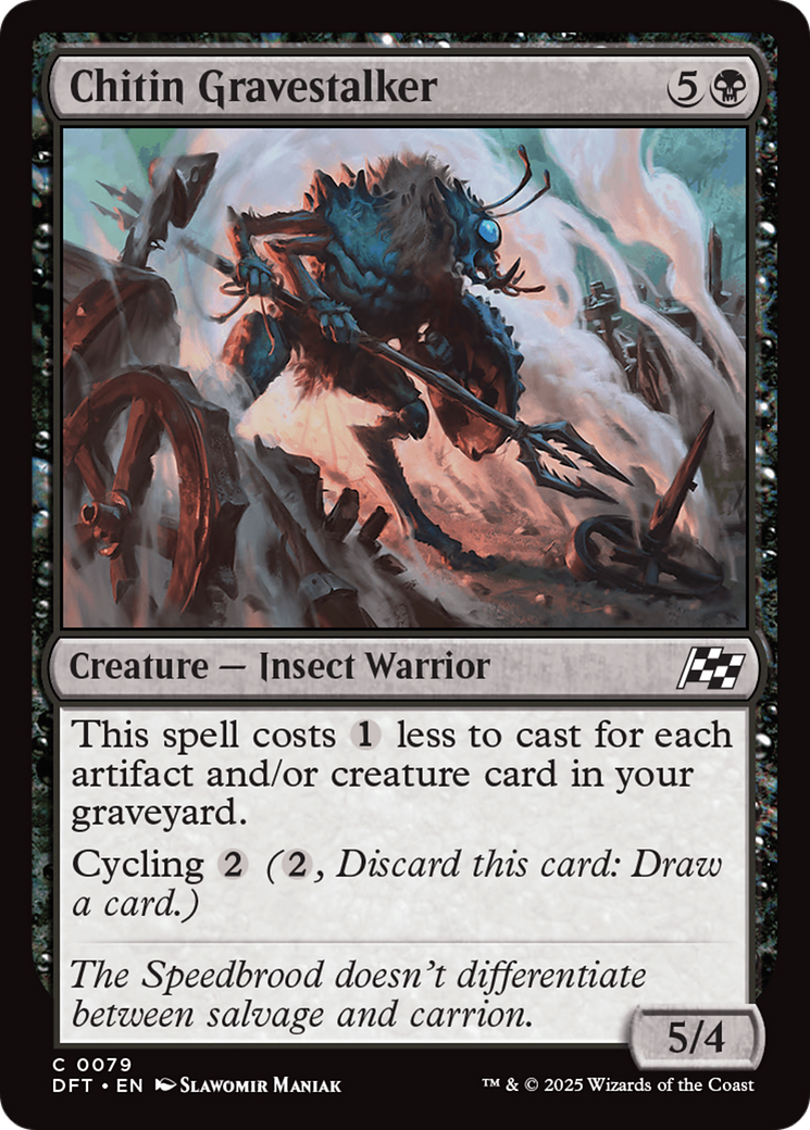Chitin Gravestalker Foil (079) - Aetherdrift